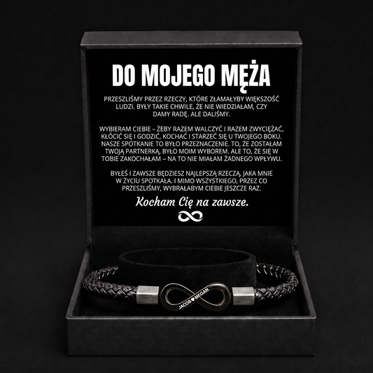 Personalizowana bransoletka „Do mojego męża”