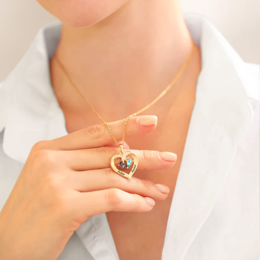 Naszyjnik w kształcie serca – na zawsze Twój